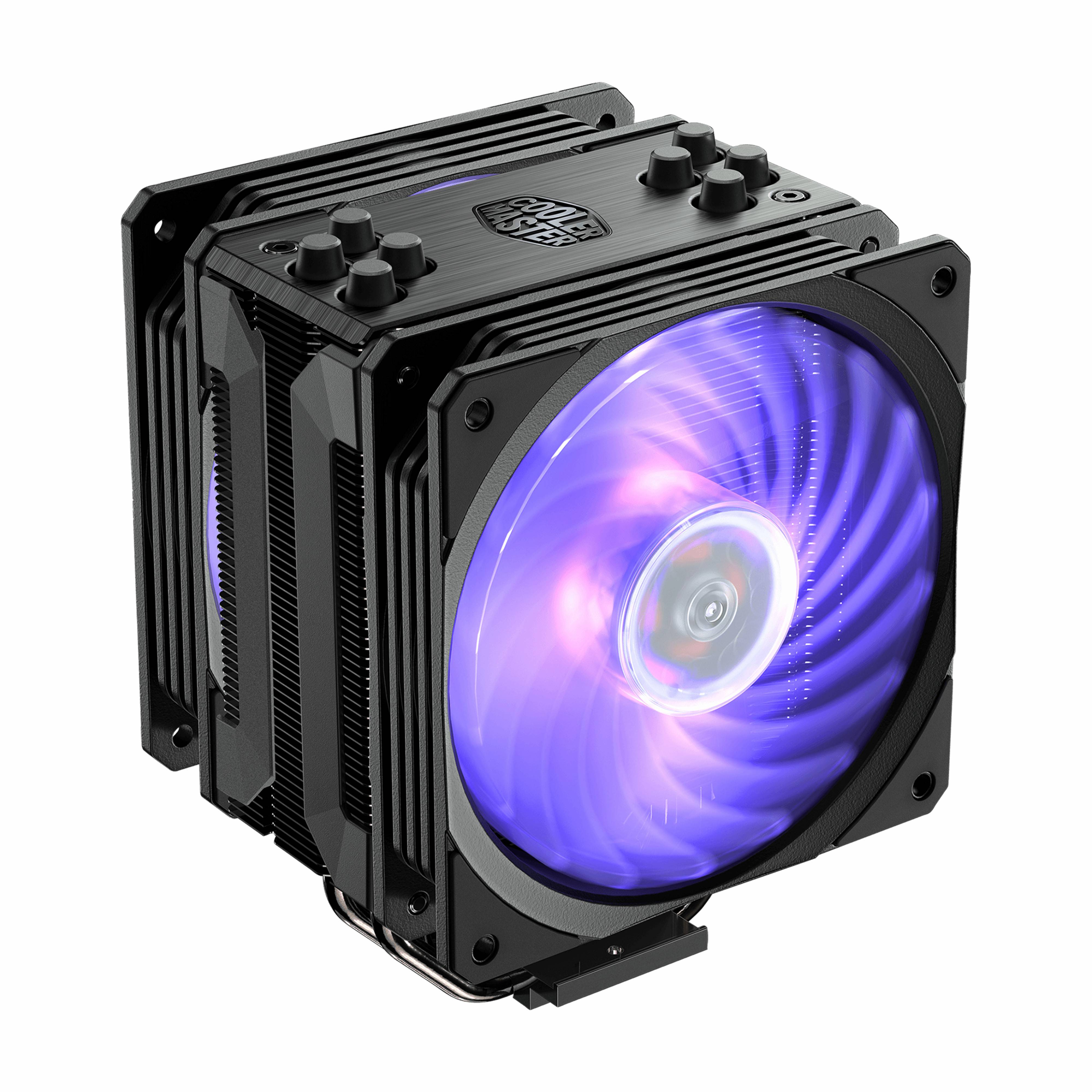 Cooler Master Hyper 212 RGB Black Edition Air Tower 120mm RGB Fan Included RGB Controller Upgradable to Dual Fan